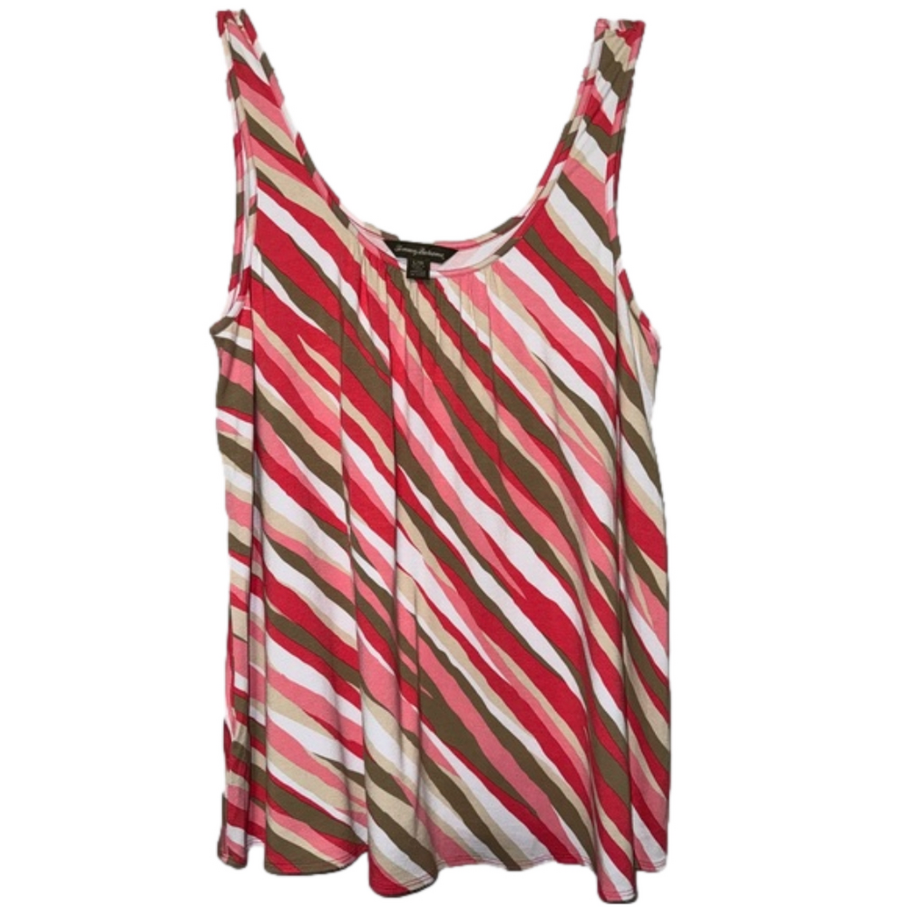Tommy Bahama, Multicolor Striped Tank Top, Summer Top, size  Large, NWOT